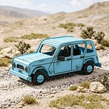 CUPUZ 3D Renault R4 Car Model Paper Puzzle a Piece of French Automotive History Handmade Craft DIY Gift Toy for Children and Adults